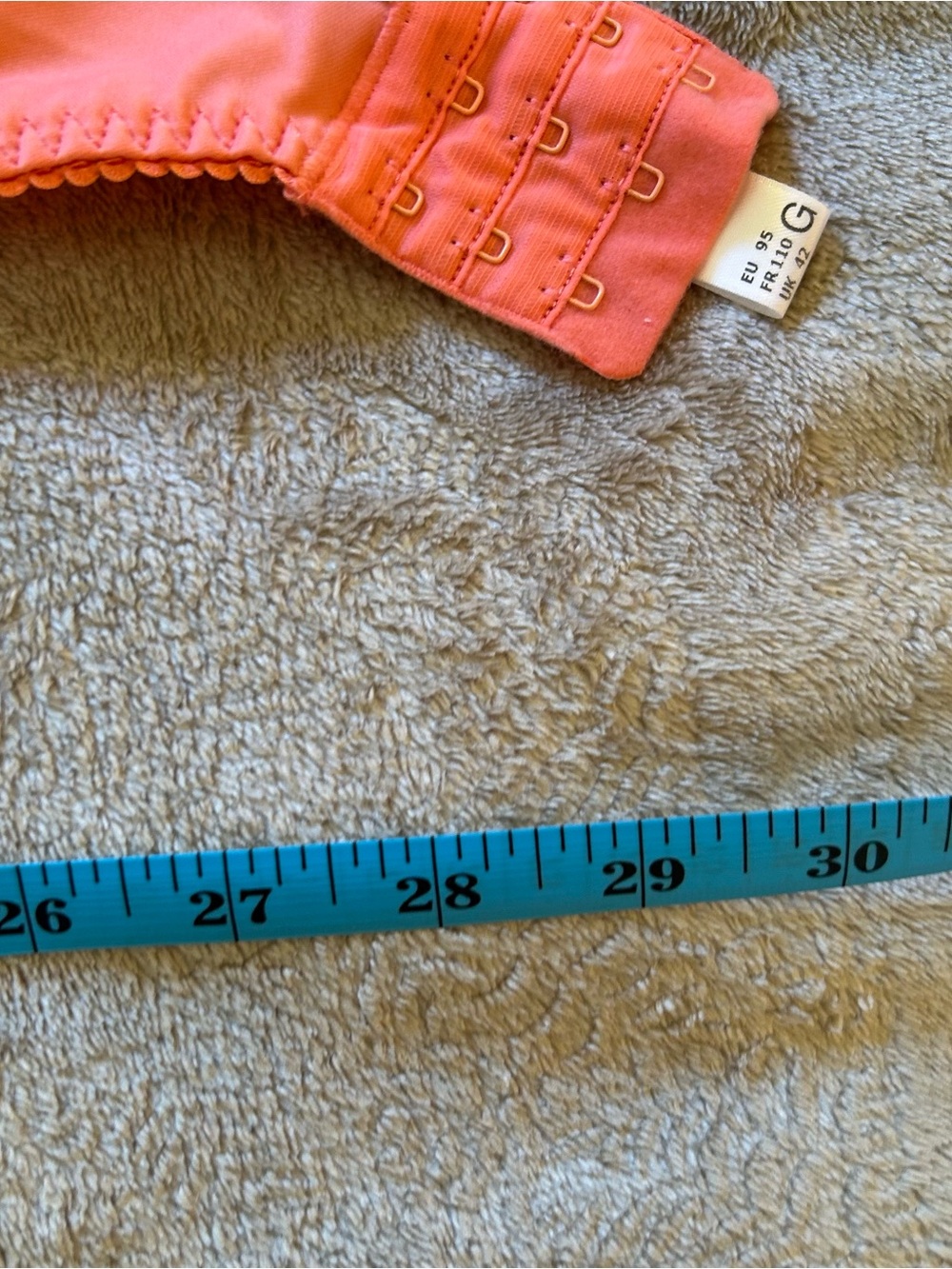 NWOT Prima Donna Deauville precious peach Coral Lace Underwire Bra G42 EU 95 - Picture 13 of 14